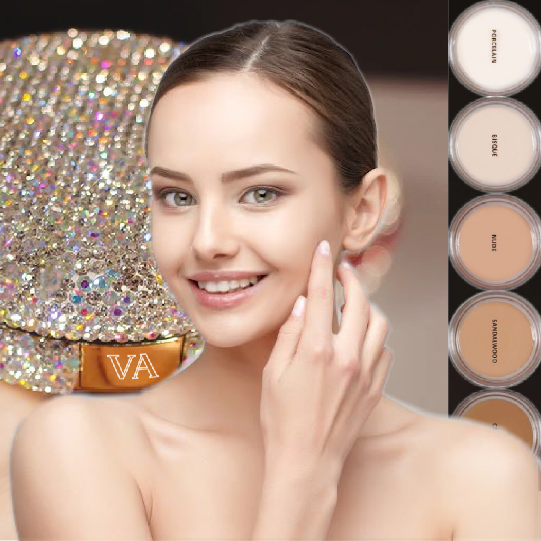 Caramel -  Luminous Silk Poreless Full Coverage Diamond Powder Foundation